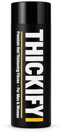 THICKIFY Hair Fibres for Thinning Undetectable & Natural - 28g Bottle - Completely Conceals Loss Instantly - Thickener Topper Fine Women Men (Light Blonde), Number Of Items: 1