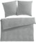 Pure Label Musselin Bettwäsche 200x200 cm mit Kissenbezug 2er Set 80x80 cm aus 100% Baumwolle - Traumhaft weiche, kuschelige Bettwäsche-Sets in grau