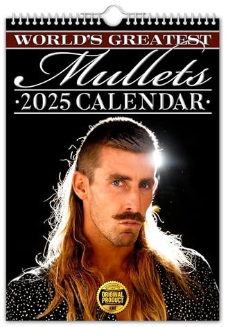 The Calendar King // World's Greatest Vokuhilas – Wandkalender 2025 (vollfarbig, A4-Größe)