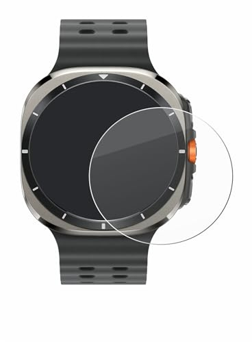BROTECT Schutzglas für Samsung Galaxy Watch Ultra/Ultra 2 (47 mm) Schutzfolie Made in Germany Panzer Folie Glas Displayschutz [ 9H, Anti-Fingerprint]