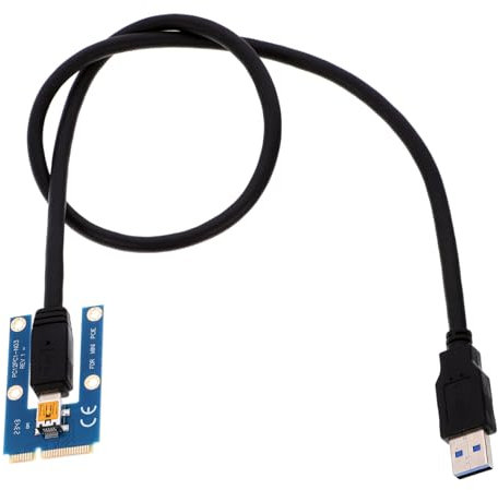 WATIIFUFU Scheda Grafica Pcie Per Mining e Espansione Adattatore Esterno Per Laptop Con Usb e Pci-e Migliora Prestazioni Grafiche e Esperienza Di Gioco