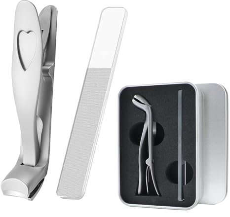 YPYMOD Coupe Ongle Professionnel, à Tête Inclinée Coupe Ongle Pied pour Personnes âgées Ongles épais Large Ouverture, Supérieure Avec Attrape-Ongles pour Hommes et Femmes