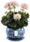 botle Blumentopf Rund Keramikkugel Ø16,5 cm H 15,5 cm Blau Mosaik Glanz mit Untersetzer Rund Blumenarrangements, einzigartige Musterdekoration,originelle Dekoration, Sukkulenten Geranien Grünpflanzen