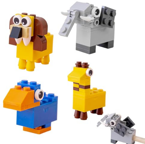 Spitzer, anspitzer, 4 Stück Anspitzer Bleistift, Doppelanspitzer mit Behälter Deckel Spitzer Metall Bunt Manueller Bleistiftspitzer für Schule Büro (Baustein-Spielzeug-Bleistiftspitzer)