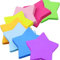 240-Blatt Haftnotizen Klebezettel, Bunte Selbstklebende Notizzettel, Klebezettel Pentagramm Notizblöck, Mini Notizzettel, Postit Haftnotizen, Klebezettel Set, Selbstklebende Notizzettel für Bürobedarf