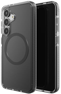 ZAGG Santa Cruz Snap, Graphen verstärkte Hülle für Samsung Galaxy S25 [6.2-Inch], MagSafe kompatibel, kein Vergilben, Kratzfest, Schlankes Design, stoßfest, Rückabdeckung (Midnight)