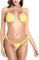 MIZSPISE Ensemble de Lingerie Sexy pour Femme Micro Bikini Maillot de Bain 2 pièces (Jaune, Taille Unique)