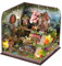 Taimimy DIY Miniatur Haus Puppenhaus Gewächshaus mit Möbeln, Mini DIY Miniature House kit für Erwachsene Geburtstagsgeschenk für Frauen und Mädchen(Waldgeheimnis)