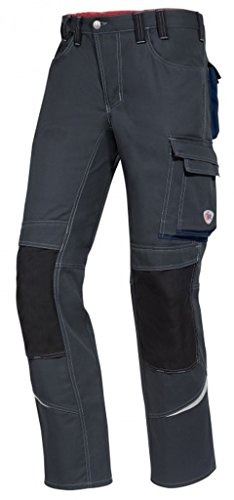 BP Comfort Plus 1803-720-56 Arbeitshose - Gummizug im Rücken - Bundfalten - Normale Passform - Größe: 50s - Farbe: anthrazit