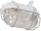 ORNO Austrul IP54 Lámpara de Pared Interno/Externo E27 60W max. Blanco (Vidrio)