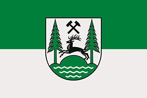 U24 Aufkleber Oberharz am Brocken Flagge Fahne 8 x 5 cm Autoaufkleber Sticker