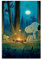 LIANGBO Snoopy and Woodstock Roasting Marshmallows Leinwand Kunst Poster und Wandkunst Bilddruck Moderne Familienzimmer Dekor Poster 12x18inch(30x45cm)
