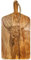 Highland Cow Chopping Board Large Burnt Engraved Animal Rope Handle Serving Gift 50cm