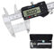 Vinabo Calibro Digitale,Professionale Classico,Precisione Micrometro in Acciaio Inox 150 MM con Ampio Display LCD Digital Caliper per Misurzione Esterna, Interna, Profondità e di Passo, d'argento