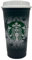 STARBUCKS Festive Christmas Holiday Colour Changing Reusable Travel Mug/Cup/Tumbler Grande Medium, 16oz 473ml, Green,red