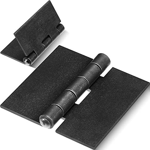 Lot de 2 charnières soudables robustes en acier résistant à la corrosion et à la rouille pour portails de remorque 12 Ga