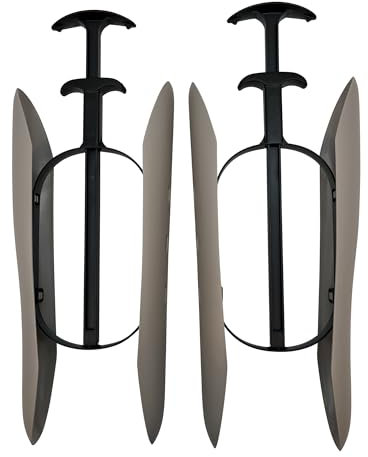 DELFA 1 paio di stampi per stivali, con innovativo elemento a molla Sensomatic, tendicavi, lunghezza 35 cm, grigio., 36-41