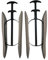 DELFA Stiefelformer 1 Paar - mit innovativem Sensomatic Federelement - Stiefelspanner - Länge 35 cm - Schaftformer