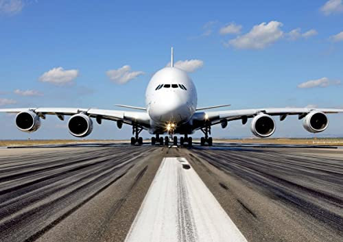 RAAMKA Leinwand Bilder Senza Cornice Airbus A380 Avion aereo Picture Print Modern Family Bedroom Decor Posters 60x90cm