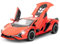 TGRCM-CZ 1/32 Skala Lamborghini SIÁN FKP37 Auto Modell Spielzeug, Ton und Licht Pull Back Auto Zink Legierung Casting Spielzeug für Kinder Jungen Mädchen Geschenk (Rot)