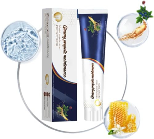 Ginseng Propolis Conservation Toothpaste,Ginseng Propolis Teeth Whitening Toothpaste,Loose Teeth Care Toothpaste (1 Pcs)