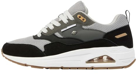 British Knights Herren Lennox Sneaker, DK Grey/Black/Crepe, 45 EU