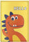 Quttie Reisepasshülle für Kinder, Damen und Herren, süße passhülle, reisepass (Hello Dino)