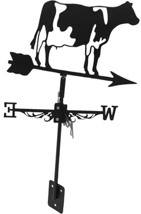 VICASKY 1satz Kuh Wetterfahne Für Garten Wetteranzeiger Und Dekoration Wetterfest Langlebig Installieren Für Außendekoration Und Gartenverschönerung