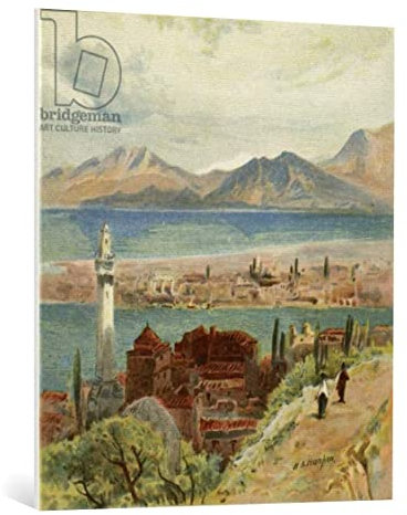 kunst für alle Leinwandbild: Henry Andrew Harper Korinth - hochwertiger Druck, Leinwand auf Keilrahmen, Bild fertig zum Aufhängen, 85x100 cm