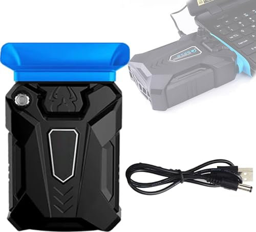 YUEMING Enfriador Ventilador de Portátil, Refrigerador Ordenador Portátilm, Gaming Enfriador de Computadora Portátil, Enfriamiento Rápido Silenciosa USB Externo