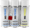 MG PRIME Autolack Sprühdosen Set für Ford 9SSEWTA / PN3K70 / U Candy Red Pearl/Candy Rot Grundlack Basislack Klarlack Spraydose 400ml