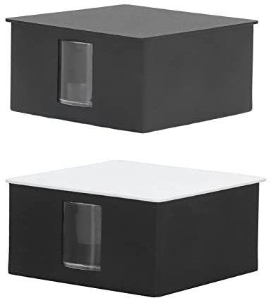 Yuecoom Beam Wandleuchte, quadratisches Design, Moderne Wandleuchte, Retro-Wandleuchte mit warmem Licht, 3 W helle Wandbeleuchtung für den Wohnzimmerkorridor im Freien(Weiße Schale)