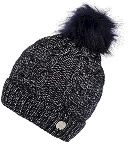 Regatta Womens/Ladies Lovella III Bobble Beanie (One Size) (Navy)