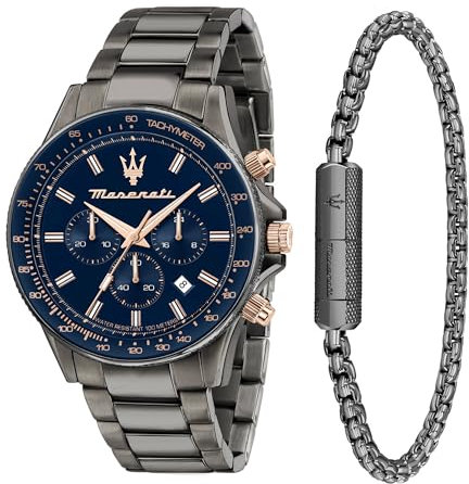 Maserati Sfida Herrenuhr, Chronograph, Quarzwerk - 44mm
