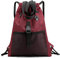 Cosyres Kordelzug Turnbeutel Rucksack mit Kordelzug String Bag Turnbeutel Wasserdicht Sportbeutel Gym Bag (Rot)