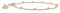 Mary & Jules Armband Damen Rosegold, Kugelarmband aus vergoldetem 925 Silber, feine, rose goldene Armkette für Damen, aus recyceltem Silber, Länge 17 bis 19 cm, für Frauen & Mädchen