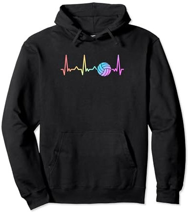 Volleyball Beachvolleyball Herzschlag Pullover Hoodie