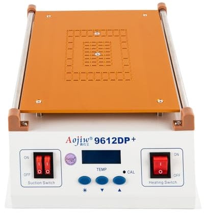 vinnyooc 2 in 1 LCD Screen Separator 14 Zoll Vacuum Handy Screen Repair Tool 600 W Handy LCD Display Reparatur Maschine Heizplatte Glas Separator