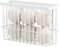 AMIUHOUN Magnetic Storage Rack Punching-Free Storage Rack for Laundry Room Organization, Magnetic Lint Bin for Laundry Room, Iron Dryer Ball Container