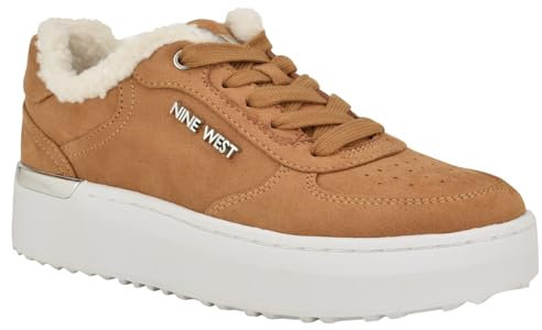Nine West Damen Cuddly Sneaker, Cognac 120, 37 EU