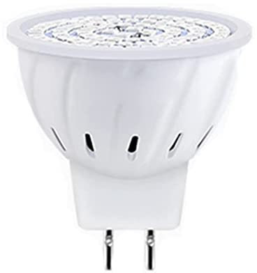 Pyanegn - Bombilla de cultivo (80 LED, espectro de 220 V, para plantas de interés, plantas suculentas, flores, invernadero, hidropónico, MR16