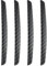 Car Door Protectors Edge Guards 4PCS Universal Carbon Fiber Door Guard Decorative Protector Door Edge Protection Strip Bumper Guard Anti-collision Door Protector Suitable for All Kinds of Vehicles