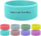 Funda personalizada para taza, bandas de nombre personalizadas para botellas de agua, silicona de grado alimenticio, antideslizante, anticalor, funda hueca para taza