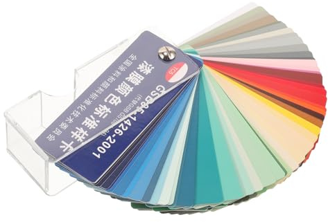 GRIRIW Mazzetta Colori Plastificata per Vernici Carta Resistente, di Palette Colori Portatile per Progetti Fai-da-te e Applicazioni su Pavimenti e Ferramenta