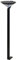 Lindby LED Solarleuchten 'Clamor' mit Bewegungsmelder (spritzwassergeschützt) (Modern) in Schwarz aus Aluminium (1 flammig,) - Solarlampe, Solarleuchte Garten