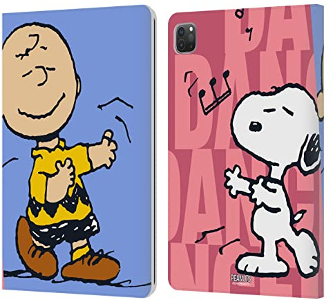 Head Case Designs Offizielle Peanuts Snoopy & Charlie Halbzeiten Und Gelächter Leder-Wallet-Hülle Kompatibel mit Apple iPad Pro 11 2020/2021 / 2022