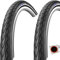 2X Schwalbe Marathon Racer 18Zoll 40-355 RaceGuard SpeedGrip Lite schwarz Reflex