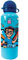 Two Players One Console, Botella para Niños Stef y Phere para la Escuela, Botella de Agua Ligeramente Térmica, de Aluminio, 500 ml, con Pajita y Tapa a Prueba de Goteo, Color Azul