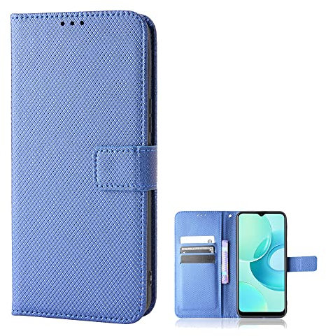 TIANYUE Handyhülle für Nokia 5.4 Hülle, Schutzhülle Handy Lederhülle PU Leder Hülle mit [Kartenfach] [Magnetverschluss] Cover Kompatibel für Nokia 5.4 Ledertasche, Blau