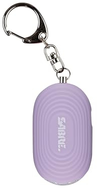 SABRE 2-in-1 Personal Alarm with LED Light, 130dB Personal Safety Siren, Snap Hook for Instant Access, 1,250 Foot (381 Meters) Range, Compact Design for Easy Attachment to Purse, Bag, or Keys